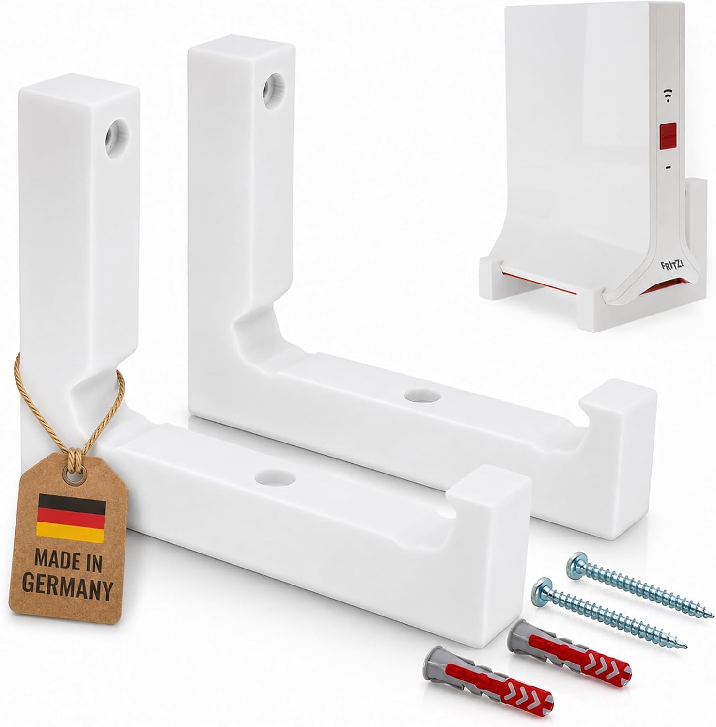 Babotech Wandhalterung für Fritz Repeater 6000 weiss