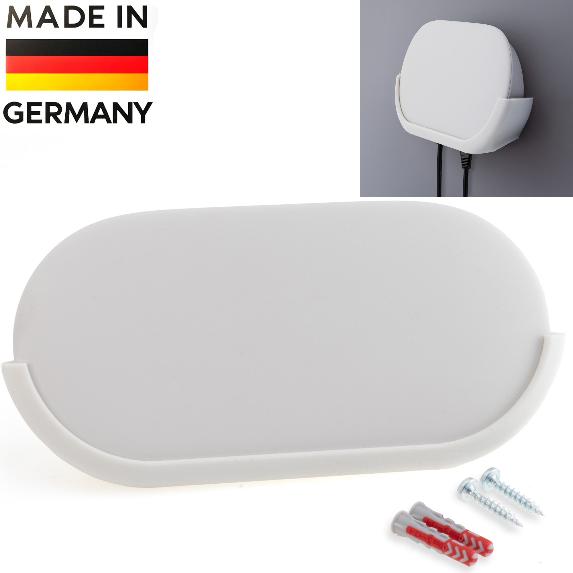 Babotech Wandhalterung für Google TV Streamer weiss